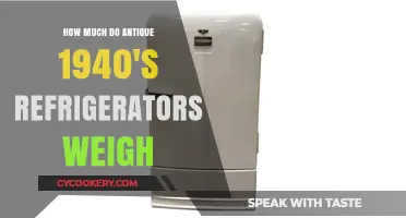 Antique 1940s Refrigerators: Uncovering Their Surprising Weight