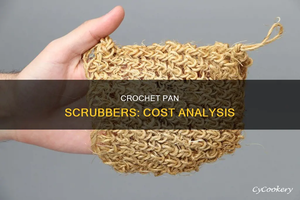 how much do crochet pan scrubbers cost