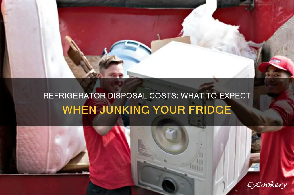 how much do it cost to junk a refrigerator