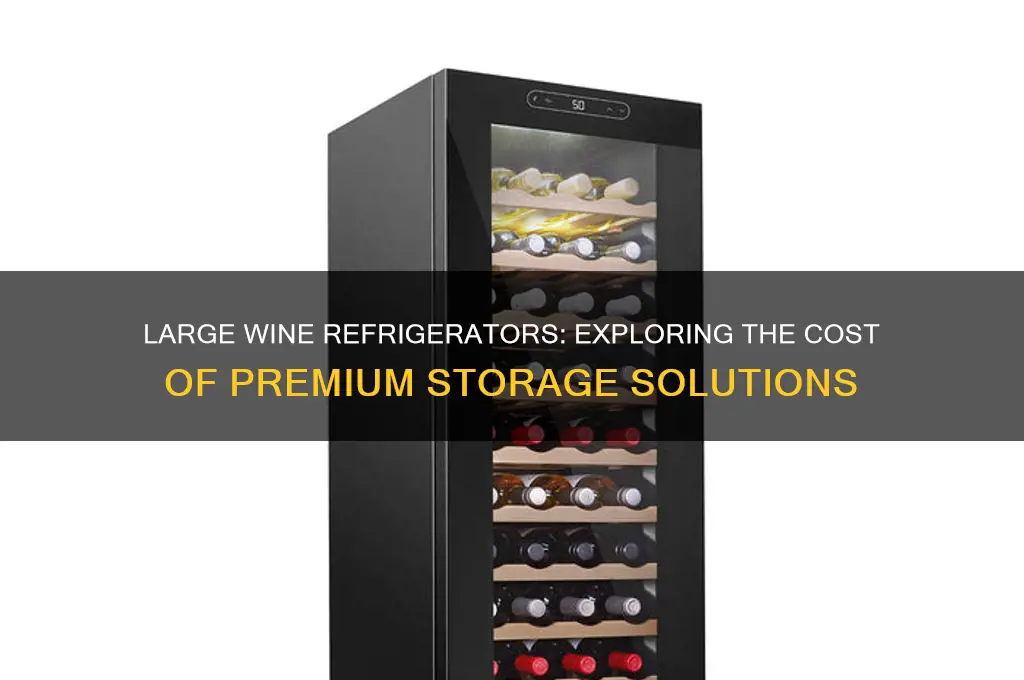 how much do large wine refrigerators cost
