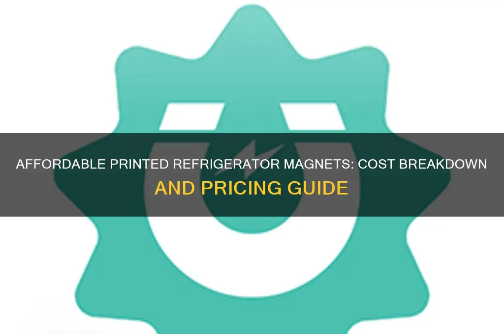 how much do printed refrigerator magnets cost