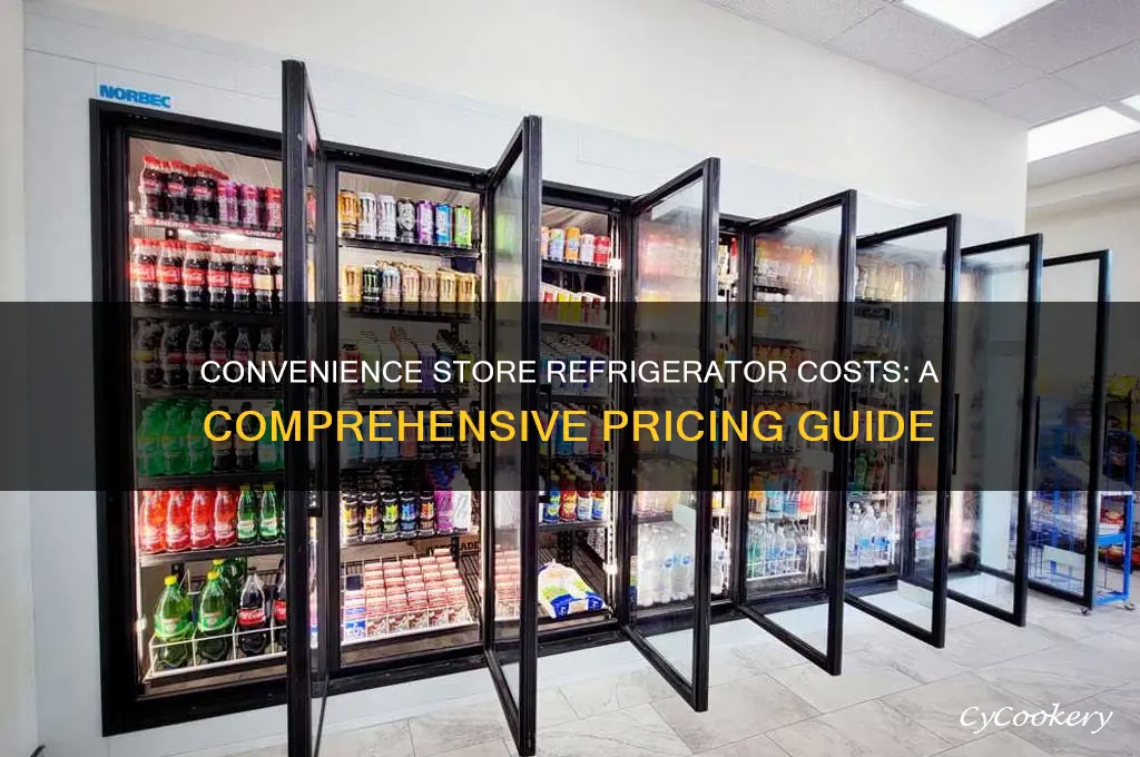 how much do refrigerator for convenience store cost