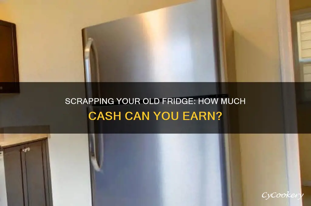 how much do you get for scrapping a refrigerator