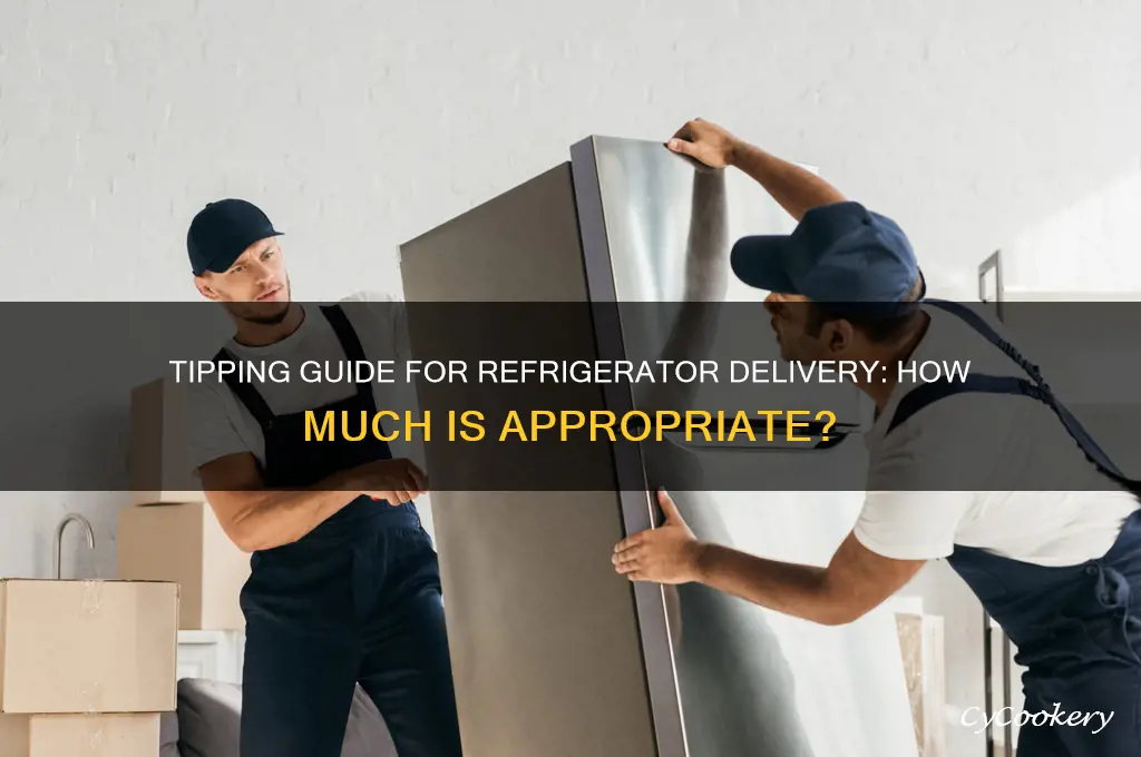 how much do you tip refrigerator delivery