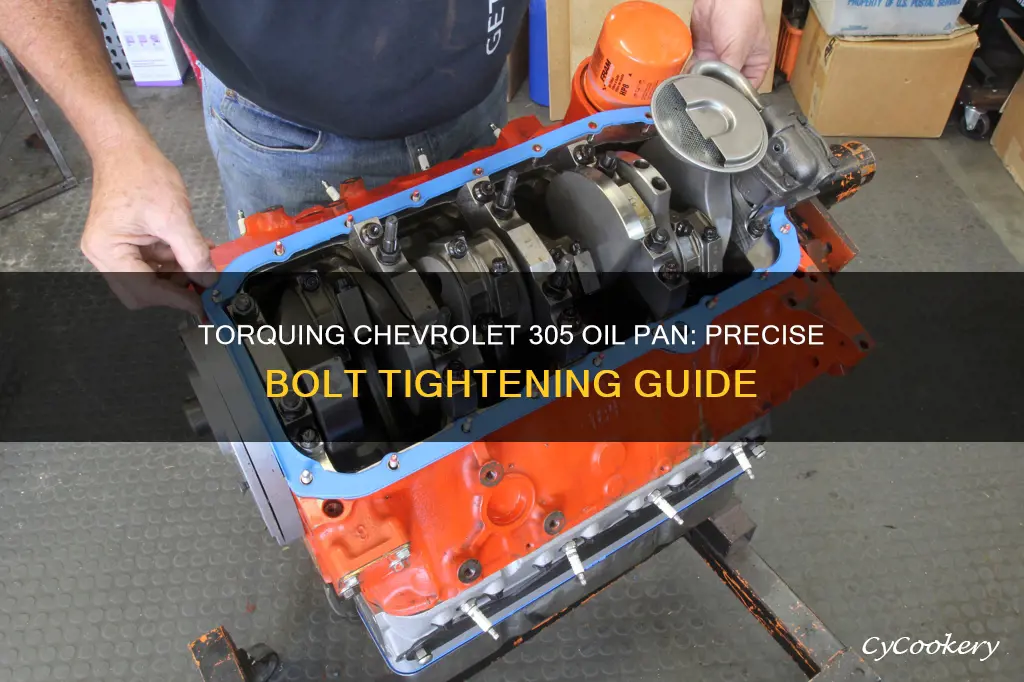 how much do you torque chevrolet 305 oil pan bolts