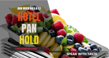 Hotel Pan Capacity: Understanding Standard Sizes