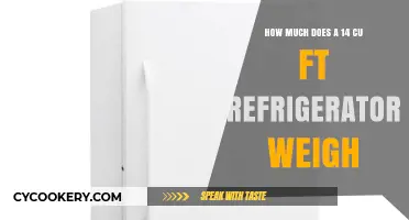 Average Weight of a 14 Cubic Foot Refrigerator: A Quick Guide