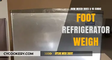 Average Weight of a 15 Cubic Foot Refrigerator: A Comprehensive Guide