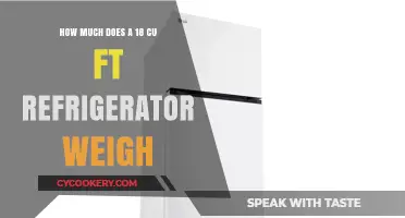 Average Weight of an 18 Cubic Foot Refrigerator: A Comprehensive Guide