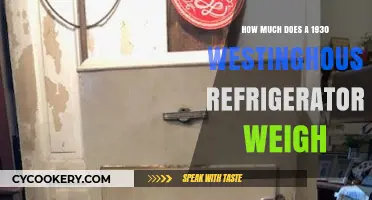 Uncovering the Weight of a 1930 Westinghouse Refrigerator: A Vintage Appliance Guide