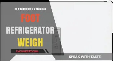 What’s the Weight of a 20 Cubic Foot Refrigerator?