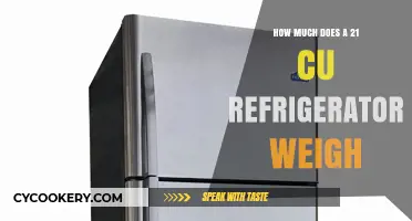 Average Weight of a 21 Cubic Foot Refrigerator: A Comprehensive Guide