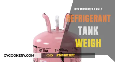 Understanding the Actual Weight of a 25-Pound Refrigerant Tank