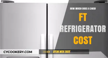 26 Cu Ft Refrigerator Cost: Price Guide for Large Fridges