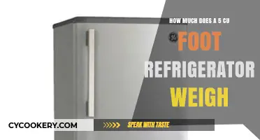 Average Weight of a 5 Cubic Foot Refrigerator: A Quick Guide