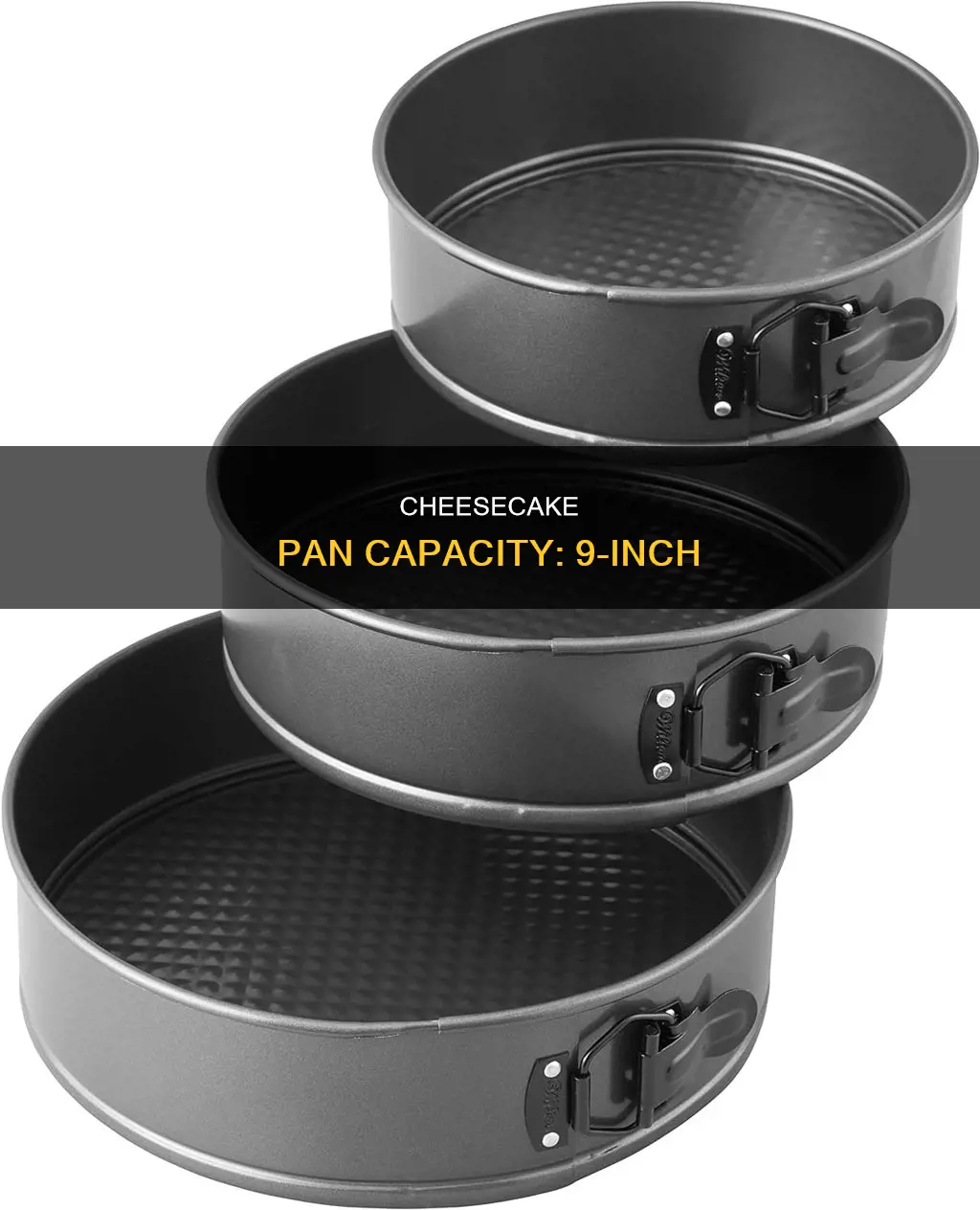 how much does a 9 cheesecake pan hold