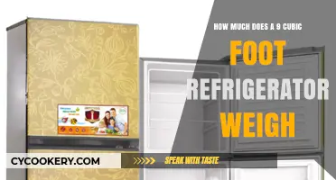 Understanding the Weight of a 9 Cubic Foot Refrigerator