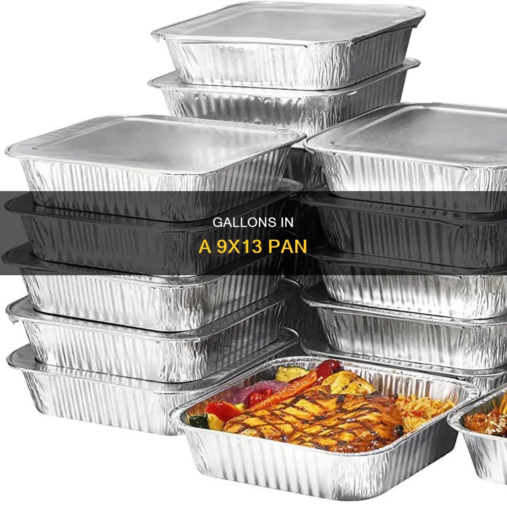 how much does a 9x13 pan hold