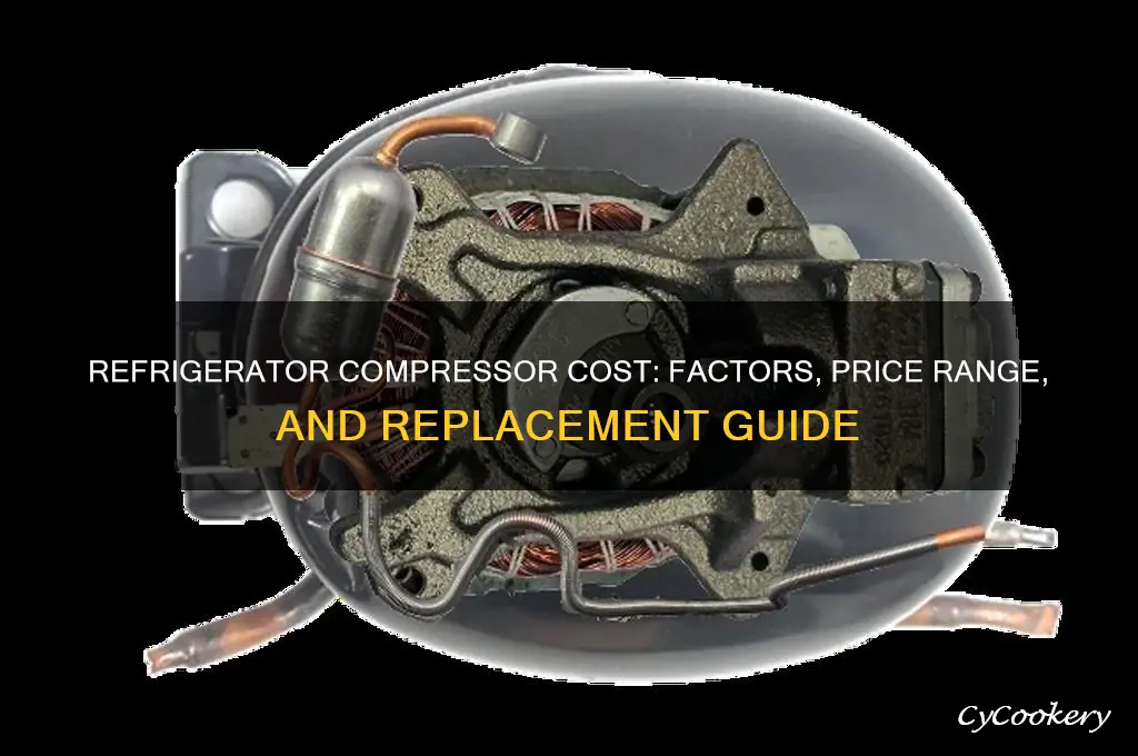 how much does a compressor cost for a refrigerator