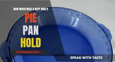 Deep-Dish Pie Pan Capacity