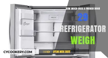 French Door 29-Inch Refrigerator Weight: What to Expect