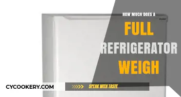 Full Refrigerator Weight: Uncovering the Surprising Load of Your Fridge