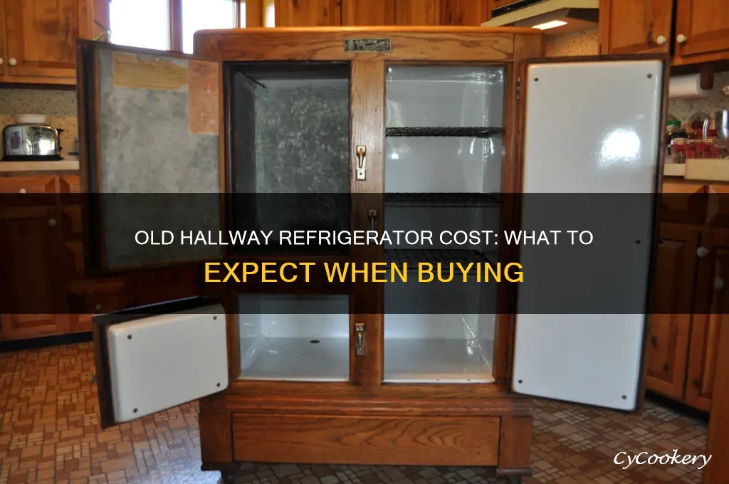 how much does a hallway old refrigerator cost