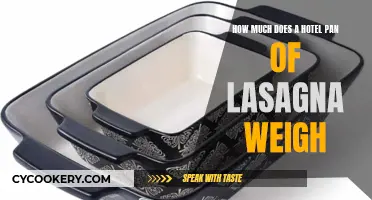 Lasagna Pans: Weighing Hotel Servings