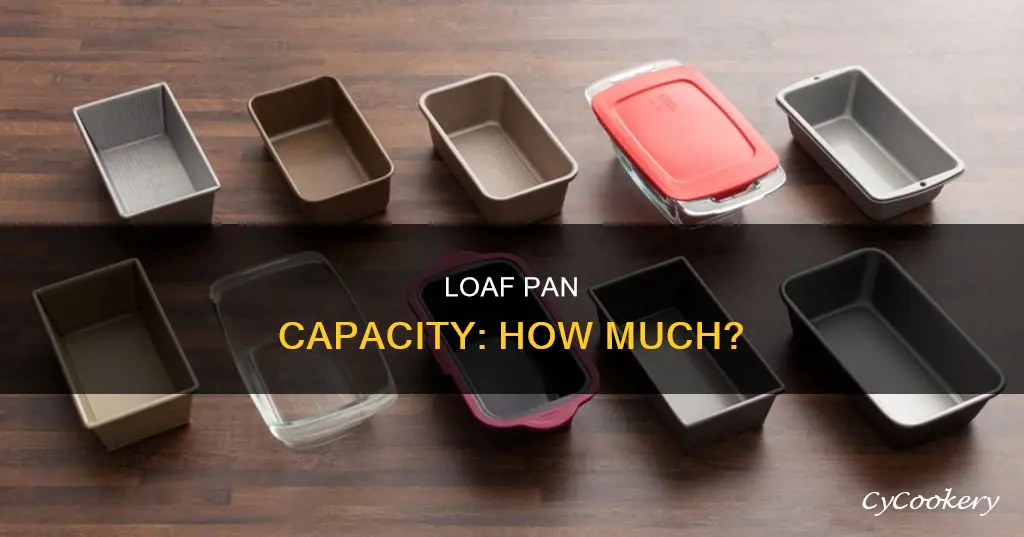 how much does a large loaf pan hold