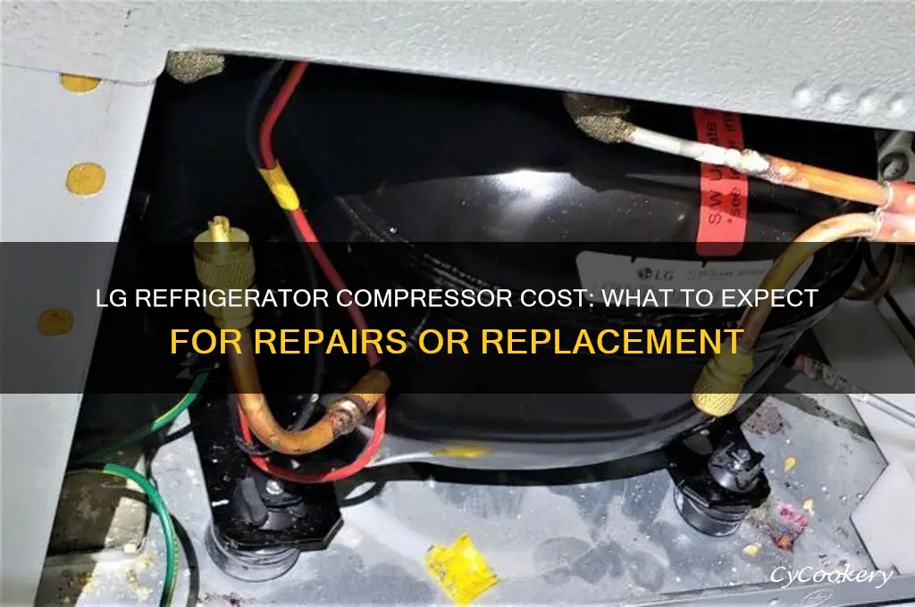 how much does a lg refrigerator compressor cost