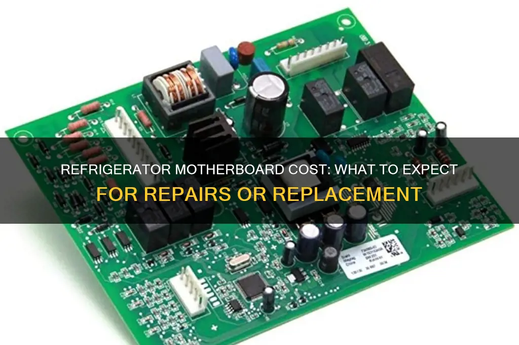 how much does a mother board for a refrigerator