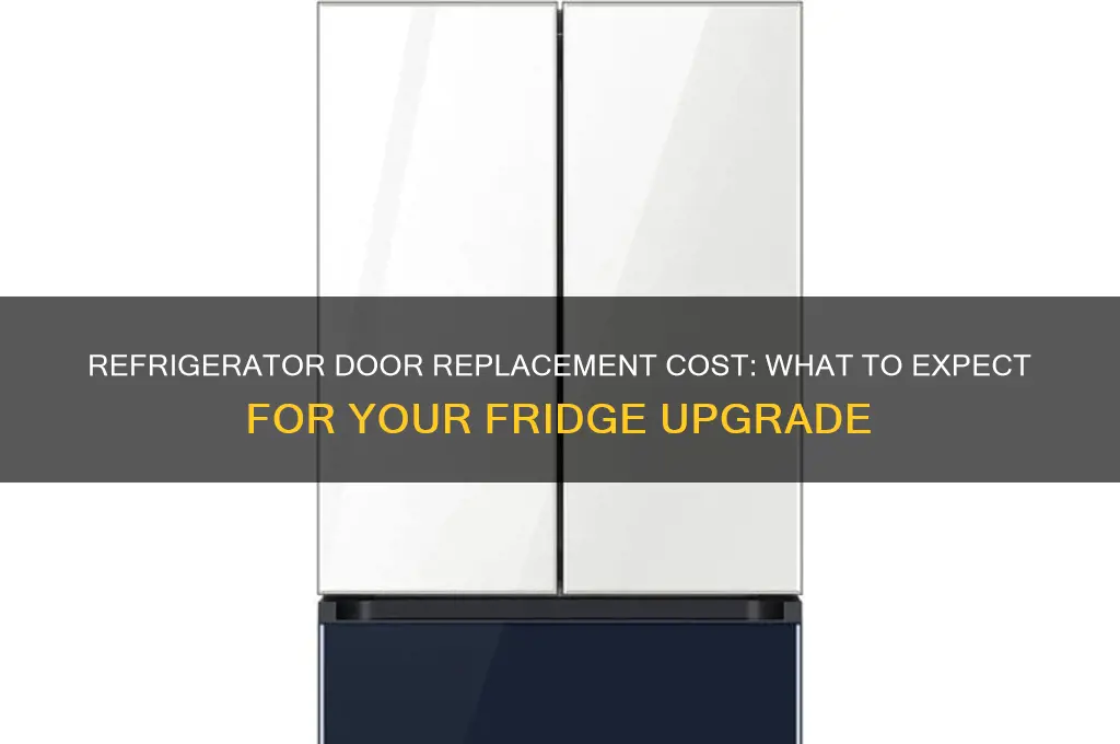 how much does a new refrigerator door cost