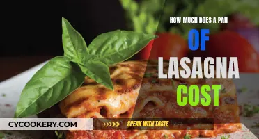 Lasagna Pan Cost: How Much?