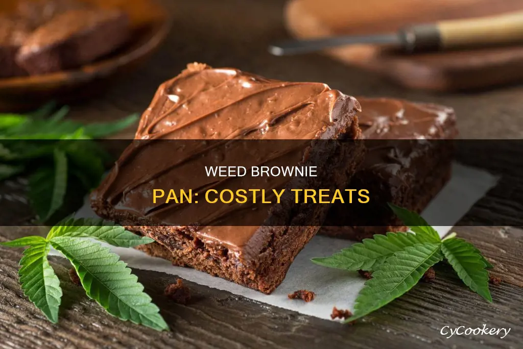 how much does a pan ofweed brownies cost