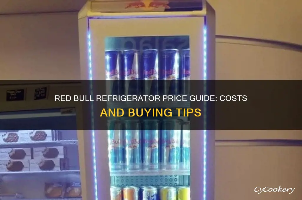 how much does a red bull refrigerator cost
