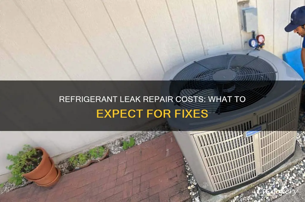 how much does a refrigerant leak cost to fix