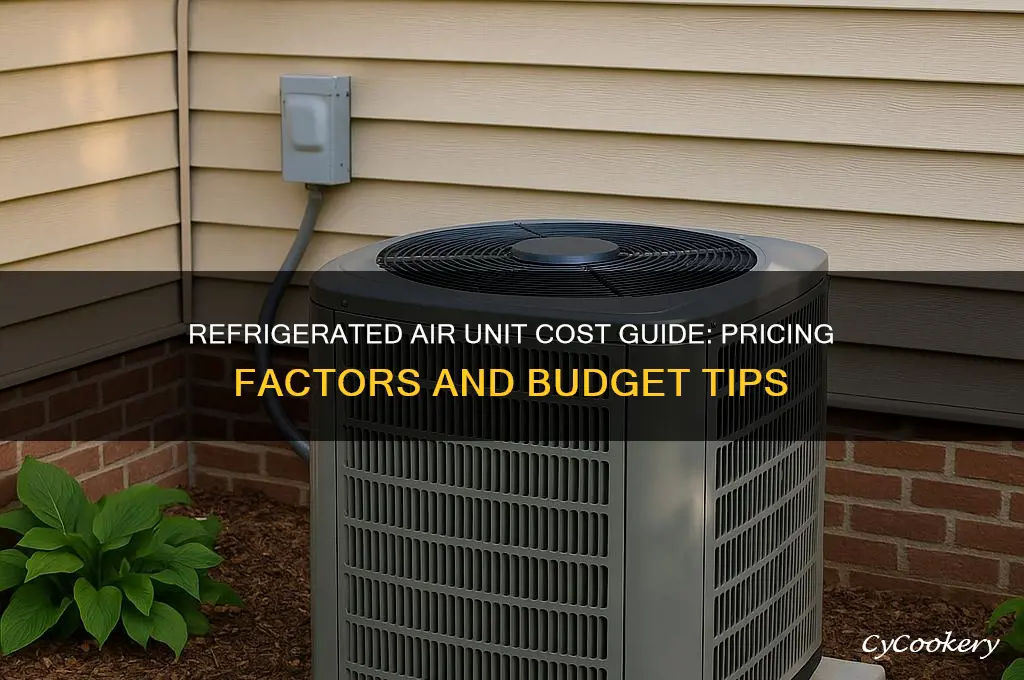 how much does a refrigerated air unit cost