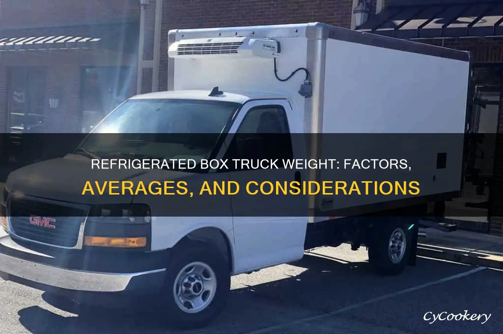how much does a refrigerated box truck weigh