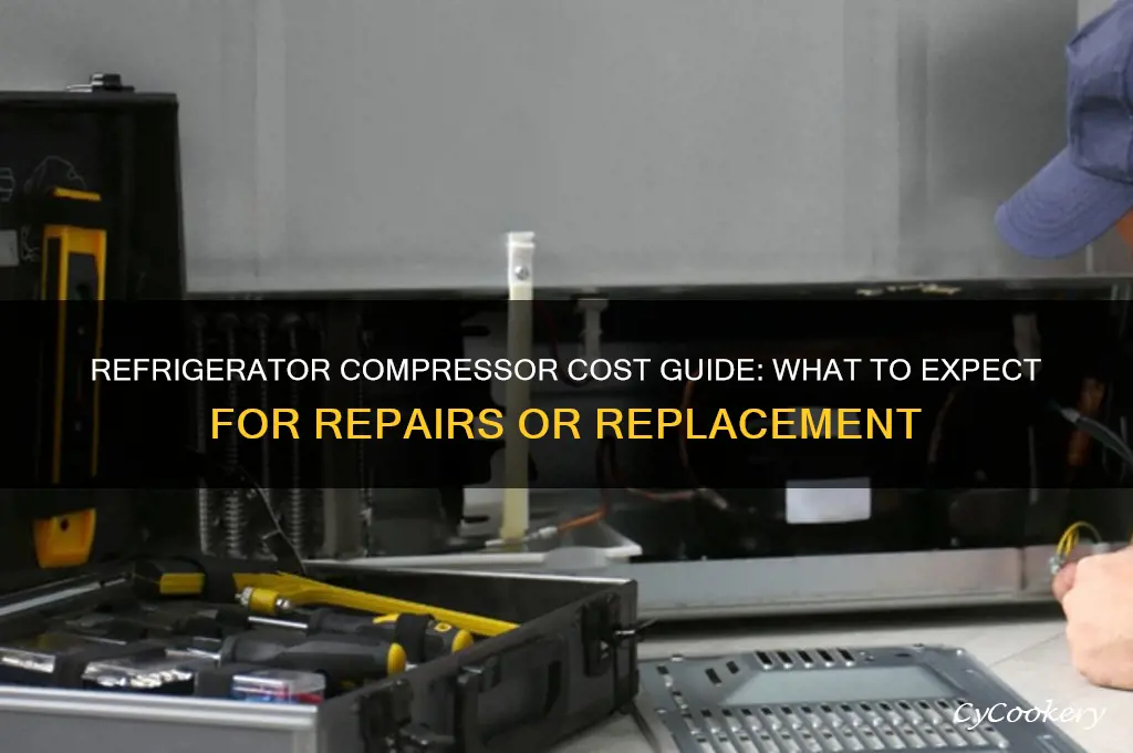 how much does a refrigerator compressor cost