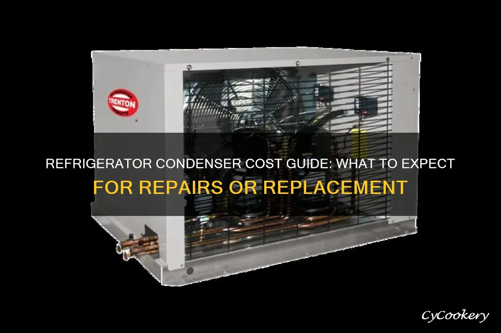 how much does a refrigerator condenser cost