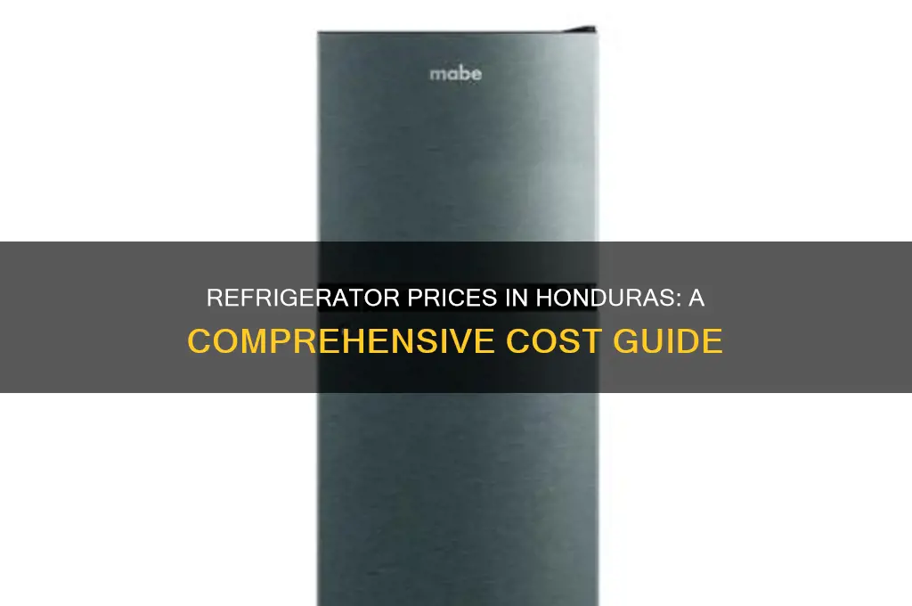 how much does a refrigerator cost in honduras