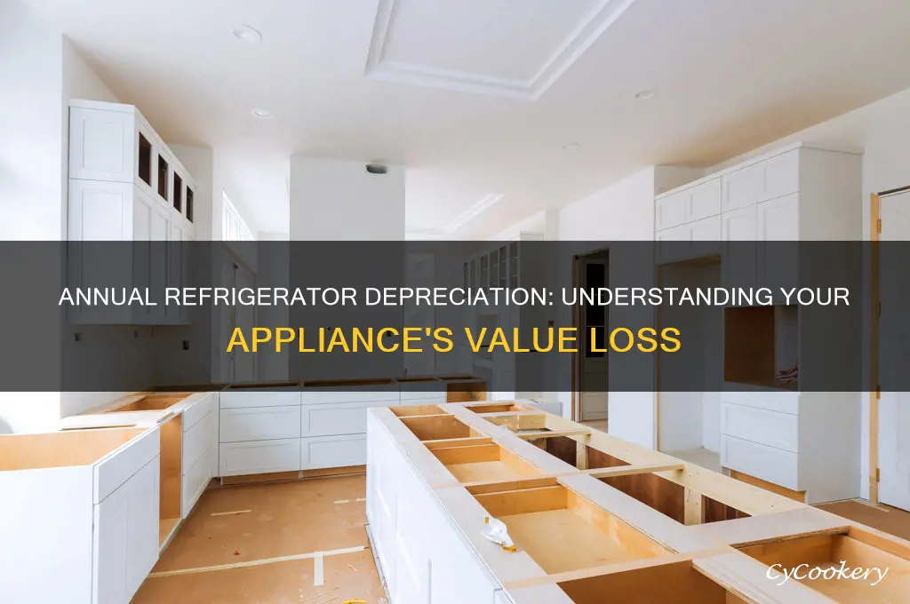 how much does a refrigerator depreciate per year