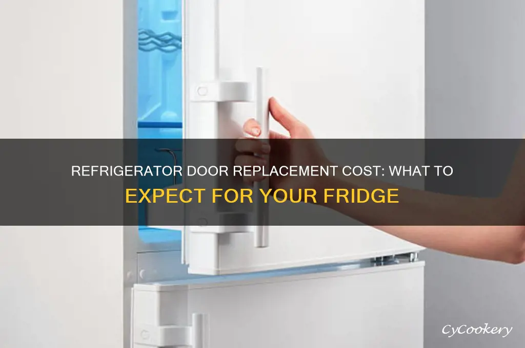 how much does a refrigerator door cost