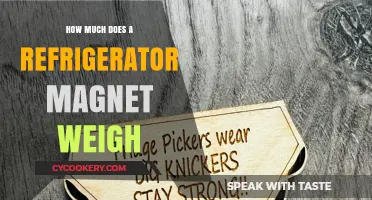 Unveiling the Surprising Weight of a Standard Refrigerator Magnet