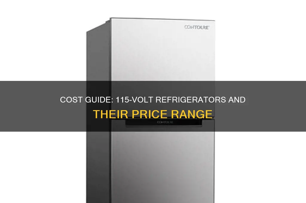 how much does a refrigerator of 115 volts