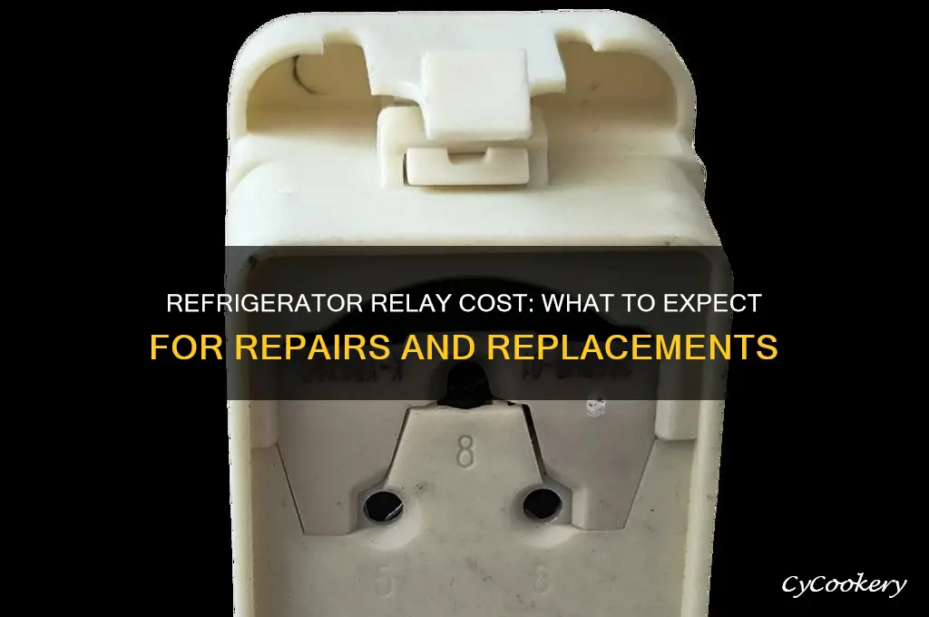 how much does a refrigerator relay cost