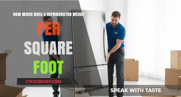 Refrigerator Weight Per Square Foot: Understanding Size and Mass
