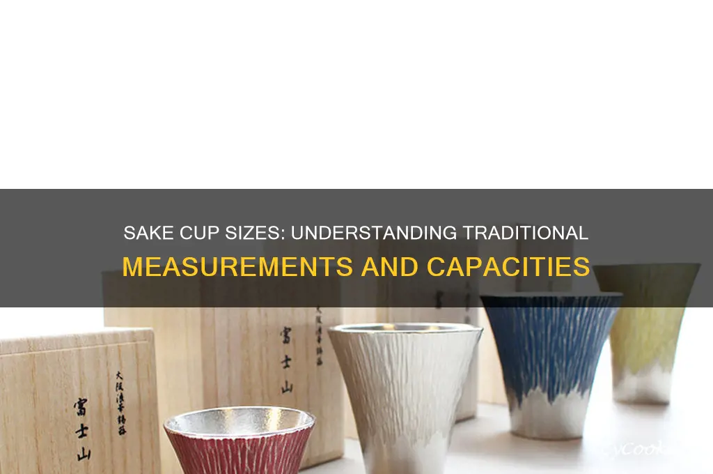 how much does a sake cup hold