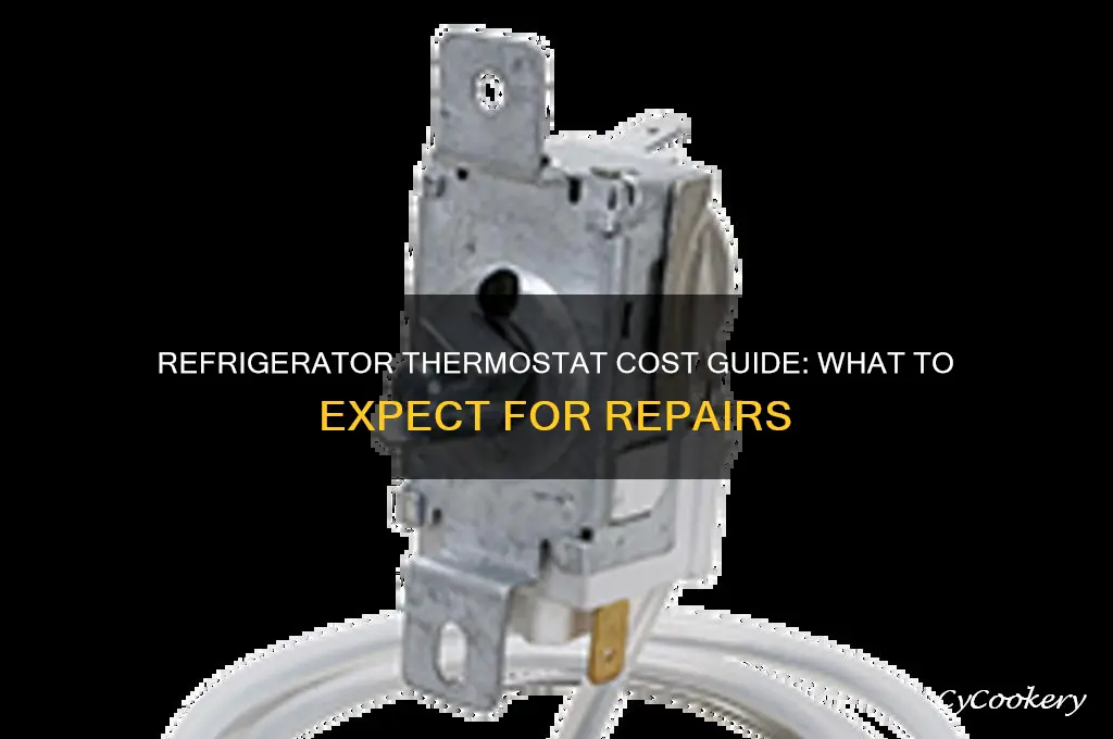 how much does a thermostat cost for a refrigerator