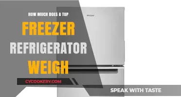 Top Freezer Refrigerator Weight: What to Expect When Buying